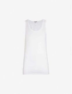 HANRO Cotton Superior Cotton-blend Vest Top