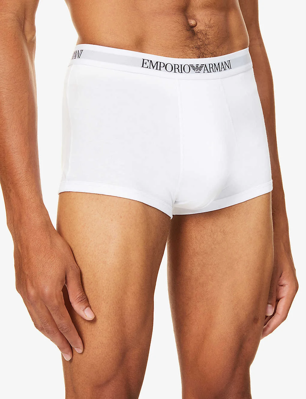 Emporio Armani Slim-fit Stretch-cotton Trunks Pack Of Three 7 Emporio Armani Slim-fit Stretch-cotton Trunks Pack Of Three - Image 6