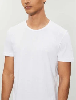 Emporio Armani Pack Of Two Crewneck Cotton-jersey T-shirts 9 Emporio Armani Pack Of Two Crewneck Cotton-jersey T-shirts -Gentlemen Style Shop 102 3002168 CC72211164704710 WHITE ALT03