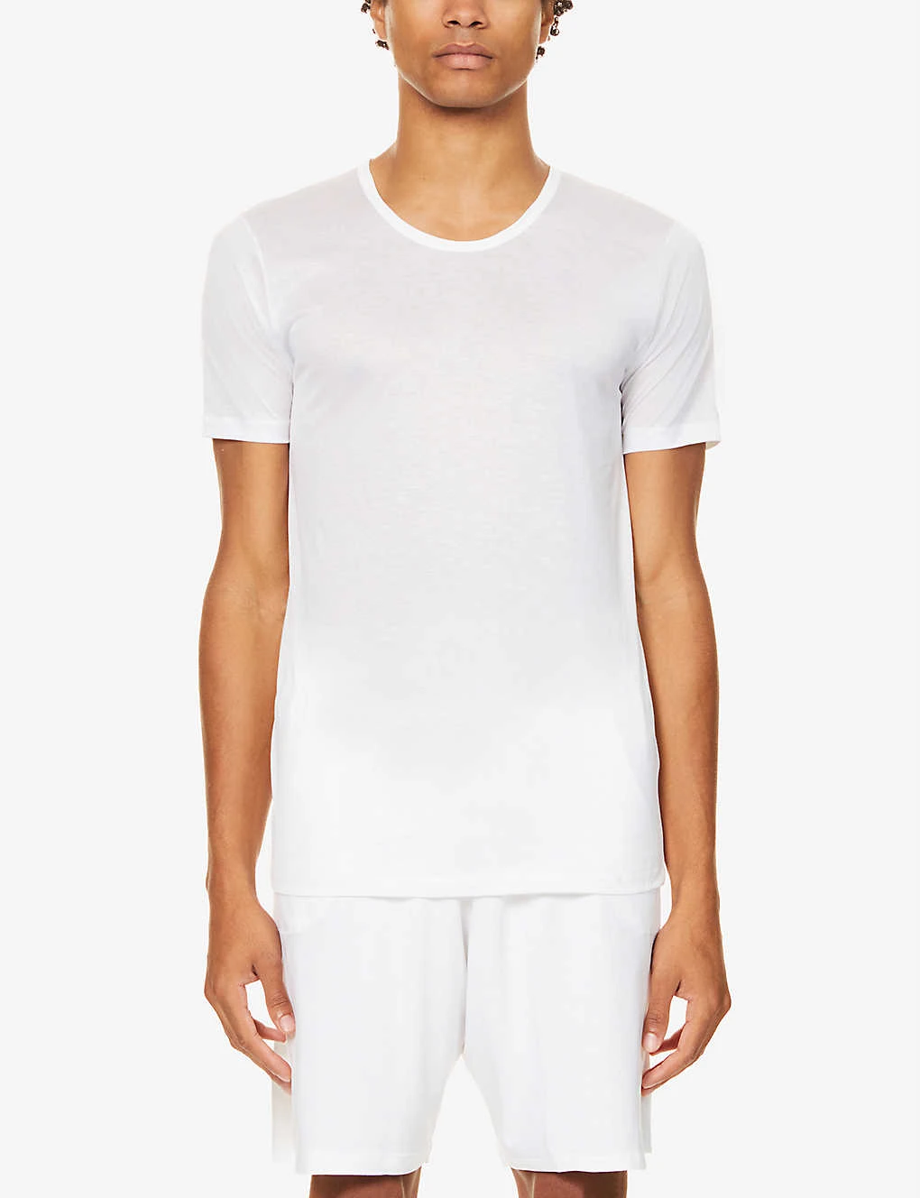 Crew-neck Cotton T-shirt 5 Crew-neck Cotton T-shirt - Image 4