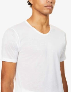 Crew-neck Cotton T-shirt 13 Crew-neck Cotton T-shirt -Gentlemen Style Shop 102 85418922 252812501 WHITE ALT04