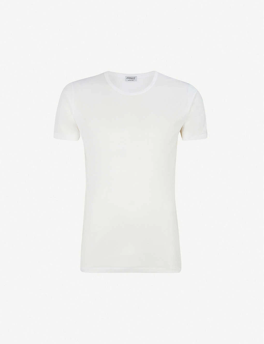 Crew-neck Cotton T-shirt 2 Crew-neck Cotton T-shirt