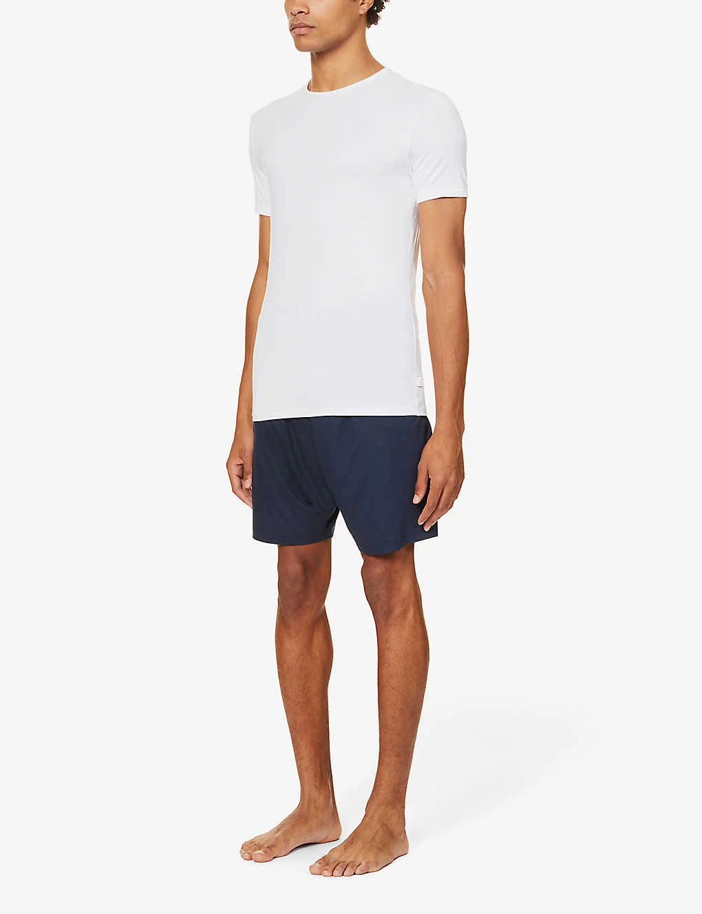 Crewneck Modal T-shirt 5 Crewneck Modal T-shirt - Image 3