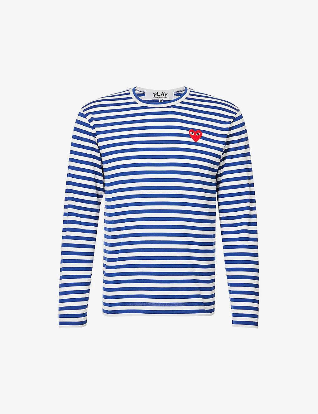 Comme Des Garçons Play Striped Cotton-jersey Top 4 Comme Des Garçons Play Striped Cotton-jersey Top - Image 2