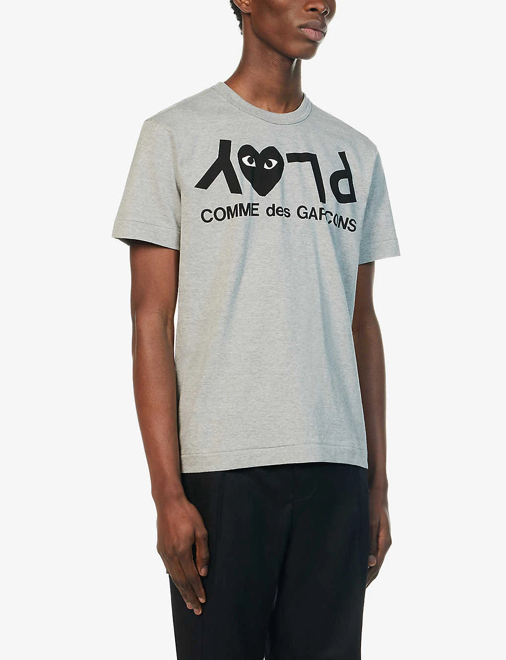Comme Des Garçons Play Heart-embroidered Cotton-jersey T-shirt 6 Comme Des Garçons Play Heart-embroidered Cotton-jersey T-shirt - Image 4