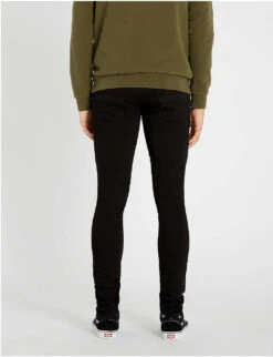 Nudie Jeans Skinny Lin Slim-fit Skinny Jeans -Gentlemen Style Shop 362 2001268 111539 BLACKBLACK ALT02