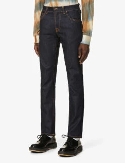 Nudie Jeans Grim Tim Straight Jeans -Gentlemen Style Shop 362 2001268 113111 DRYTRUENAVY ALT02