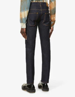 Nudie Jeans Grim Tim Straight Jeans -Gentlemen Style Shop 362 2001268 113111 DRYTRUENAVY ALT03