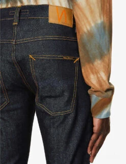 Nudie Jeans Grim Tim Straight Jeans -Gentlemen Style Shop 362 2001268 113111 DRYTRUENAVY ALT05