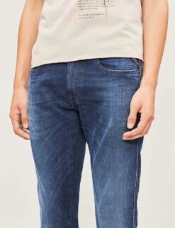 Replay Anbass Hyperflex Clouds Slim Stretch-denim Jeans -Gentlemen Style Shop 362 3000119 M914000661E01 DARKBLUE ALT03