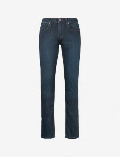 Paige Federal Slim-fit Straight-leg Stretch-denim Jeans