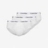 Calvin Klein Pack Of Three Cotton Stretch Regular-fit Stretch-cotton Briefs -Gentlemen Style Shop 431 3003262 U2661G100 WHITE M