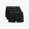 Calvin Klein Pack Of Three Classic-fit Stretch-cotton Trunks 2 Calvin Klein Pack Of Three Classic-fit Stretch-cotton Trunks -Gentlemen Style Shop 431 3003262 U2664G BLACKBLACK ALT10