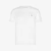 AllSaints Tonic Crewneck Cotton-jersey T-shirt -Gentlemen Style Shop 948 10136 MD109E OPTICWHITE M