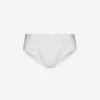 Sunspel Superfine Branded-waistband Cotton-jersey Briefs -Gentlemen Style Shop R00053566 WHITE ALT10