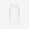 Sunspel Q82 Superfine Cotton-jersey Vest 2 Sunspel Q82 Superfine Cotton-jersey Vest -Gentlemen Style Shop R00053604 WHITE M
