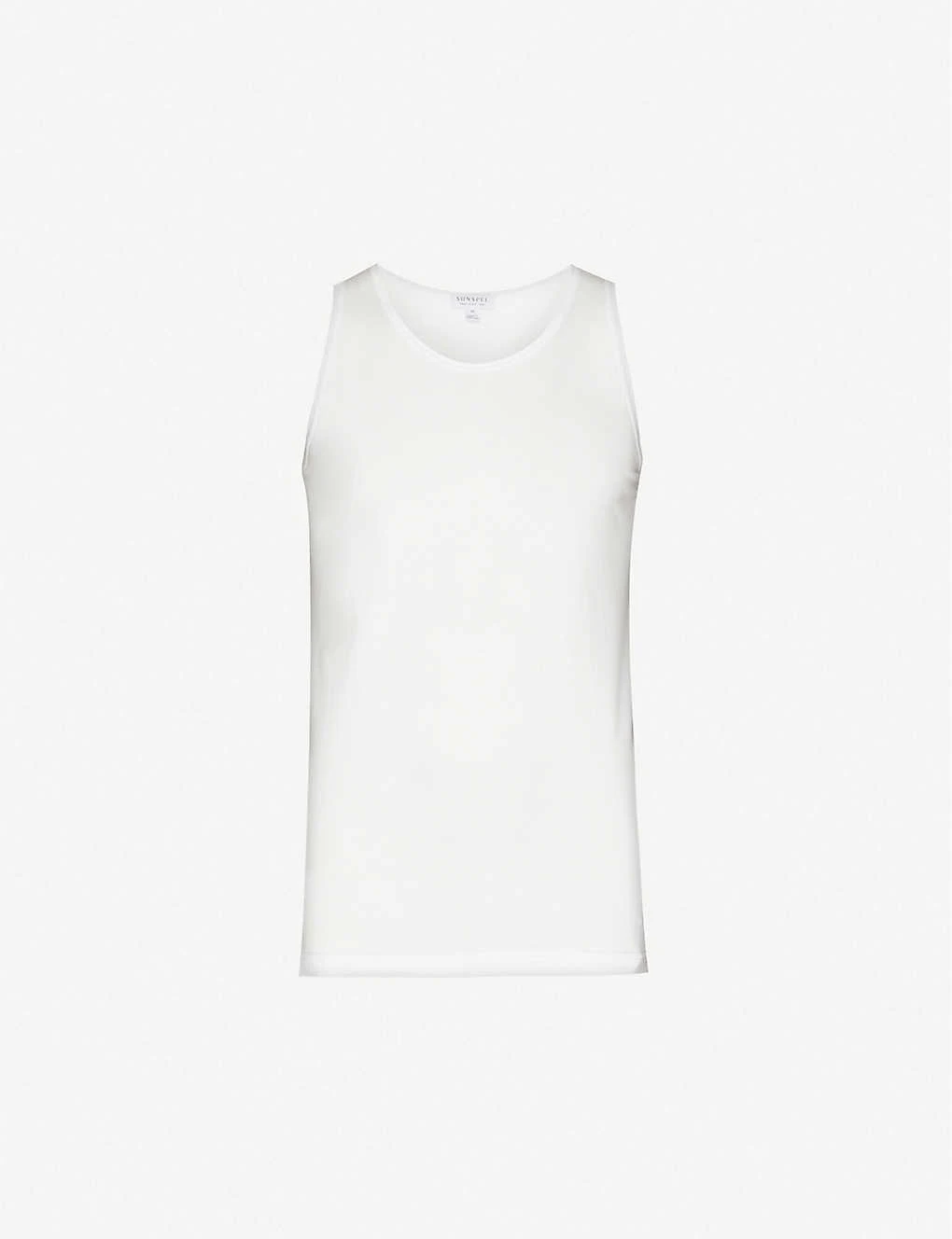 Sunspel Q82 Superfine Cotton-jersey Vest 3 Sunspel Q82 Superfine Cotton-jersey Vest