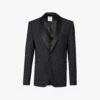 Sandro Shawl-collar Wool Tuxedo Jacket -Gentlemen Style Shop R00059578 NAVYBLUE ALT10