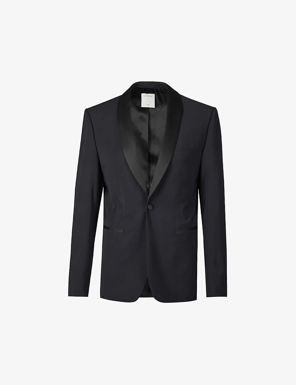 Sandro Shawl-collar Wool Tuxedo Jacket 3 Sandro Shawl-collar Wool Tuxedo Jacket