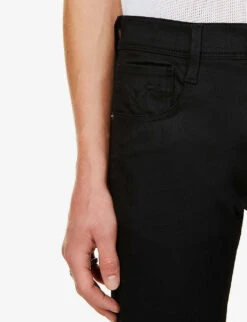 Replay Anbass Hyperflex Slim-fit Stretch-denim Jeans -Gentlemen Style Shop R03637121 BLACK ALT03