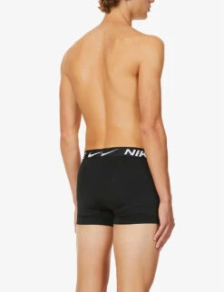 Nike Pack Of Three Everyday Stretch-cotton Jersey Micro Trunks 7 Nike Pack Of Three Everyday Stretch-cotton Jersey Micro Trunks -Gentlemen Style Shop R03652207 BLACK ALT02