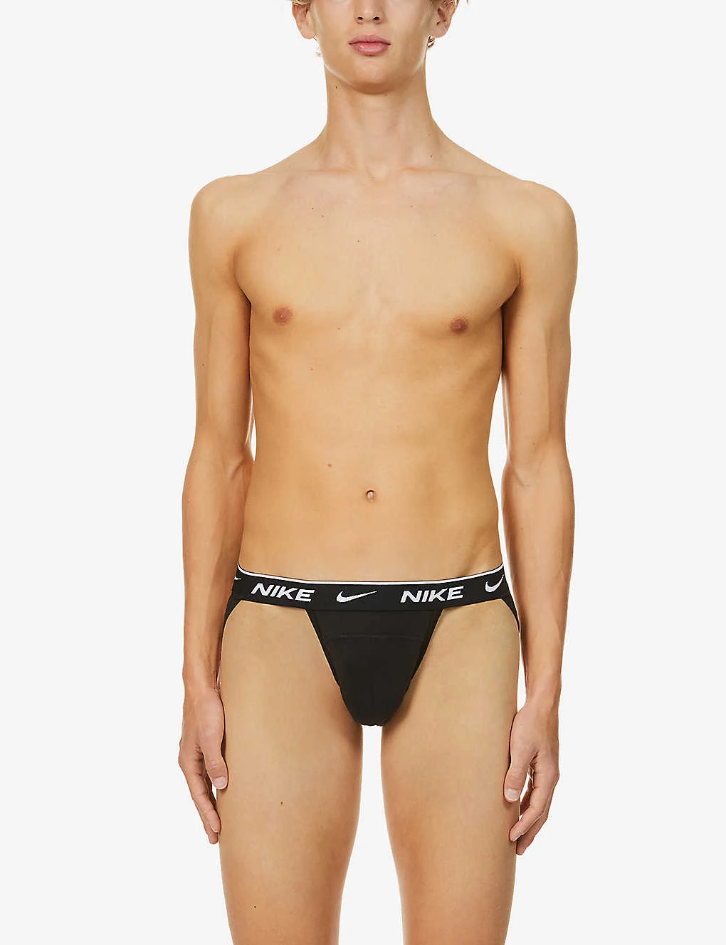Nike Logo-print Stretch-cotton Jockstraps Pack Of Three 6 Nike Logo-print Stretch-cotton Jockstraps Pack Of Three - Image 4