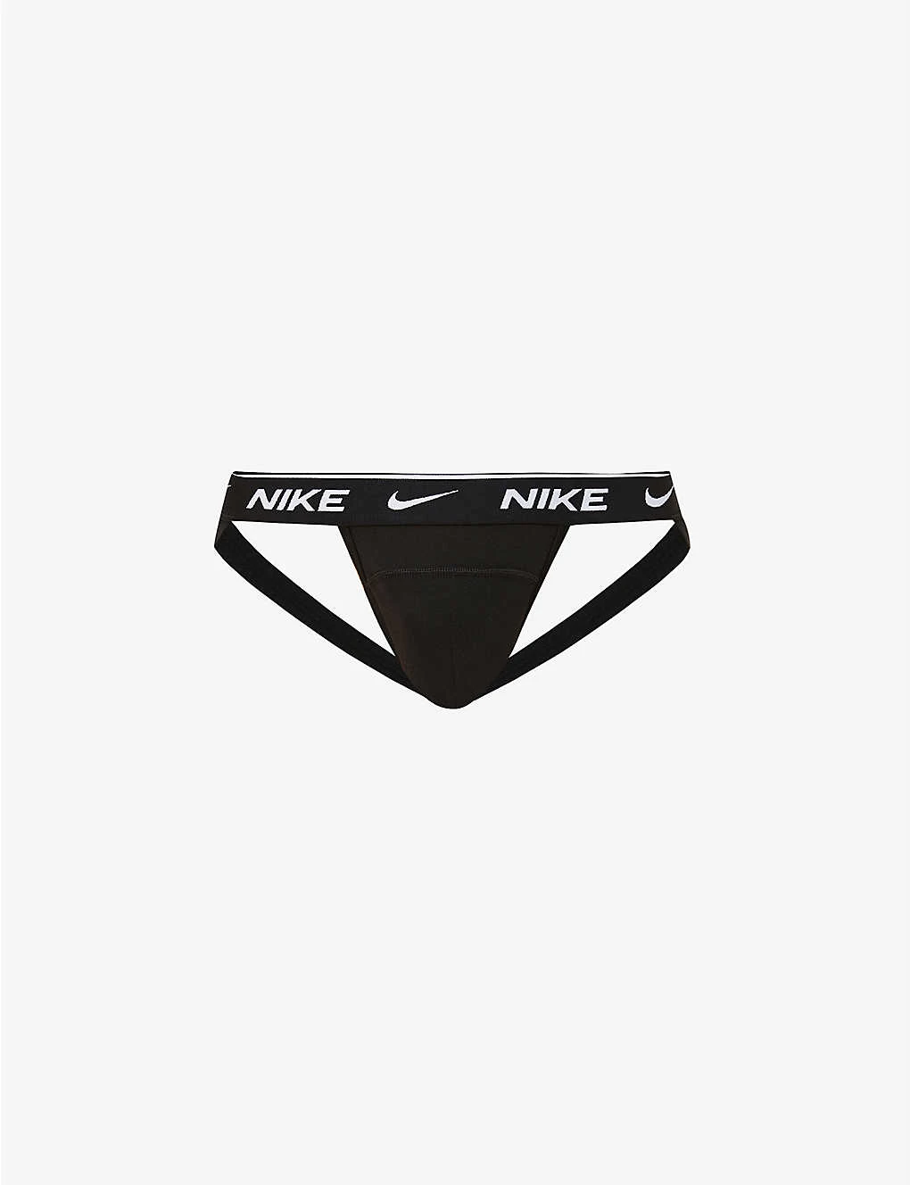 Nike Logo-print Stretch-cotton Jockstraps Pack Of Three 4 Nike Logo-print Stretch-cotton Jockstraps Pack Of Three - Image 2
