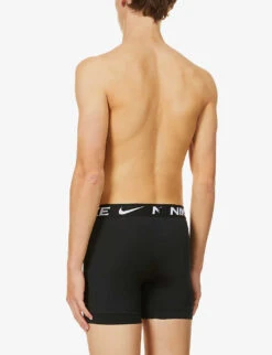 Nike Essential Stretch-woven Boxers Pack Of Three -Gentlemen Style Shop R03652216 BLACK ALT02