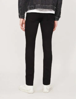 Paige Lennox Slim-fit Stretch-denim Jeans 8 Paige Lennox Slim-fit Stretch-denim Jeans -Gentlemen Style Shop R03668929 BLACKSHADOW ALT02