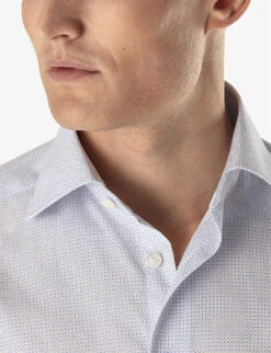ETON Business Point-collar Contemporary-fit Cotton-poplin Shirt 10 ETON Business Point-collar Contemporary-fit Cotton-poplin Shirt -Gentlemen Style Shop R03675398 LIGHTBLUE ALT02