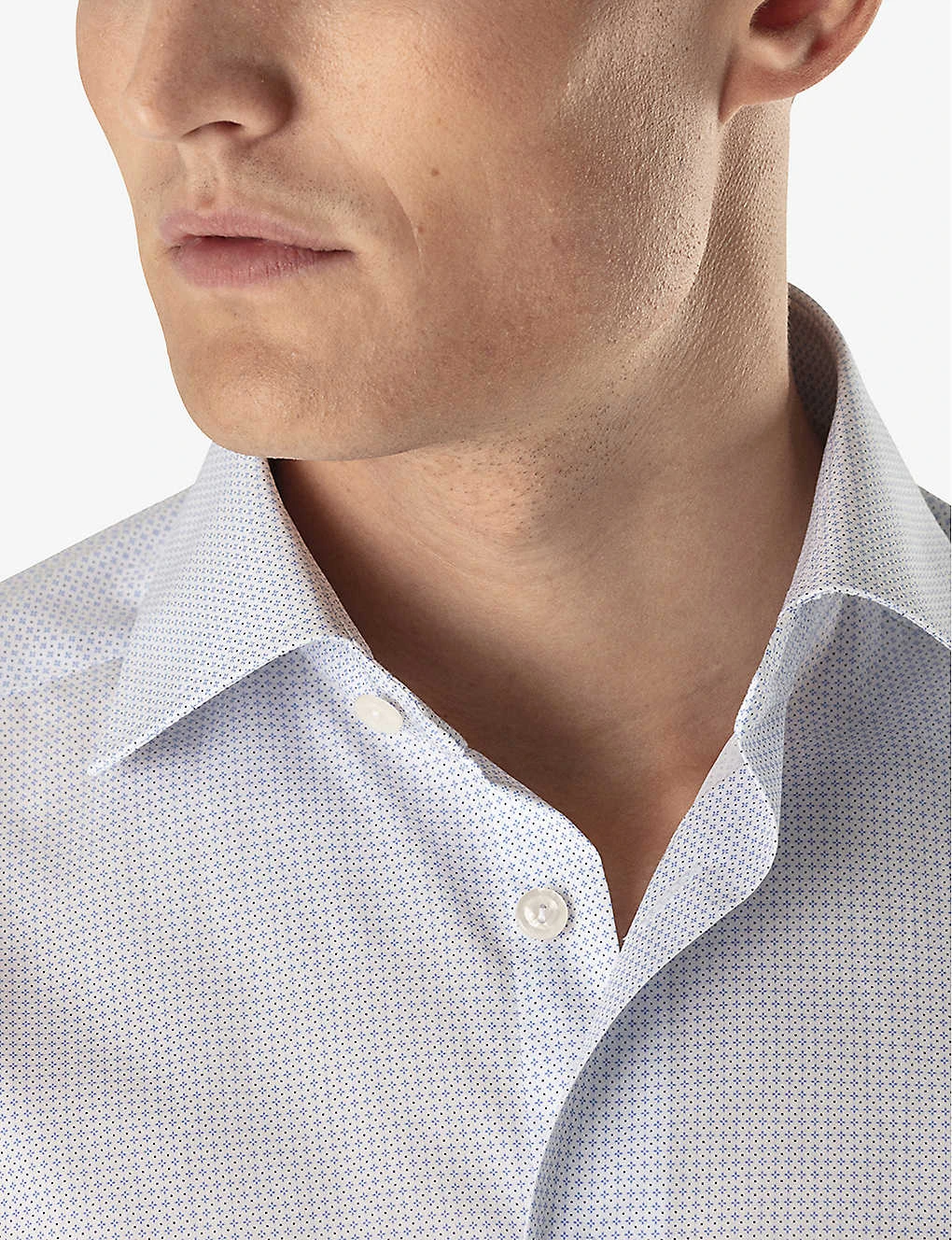 ETON Business Point-collar Contemporary-fit Cotton-poplin Shirt 5 ETON Business Point-collar Contemporary-fit Cotton-poplin Shirt - Image 3