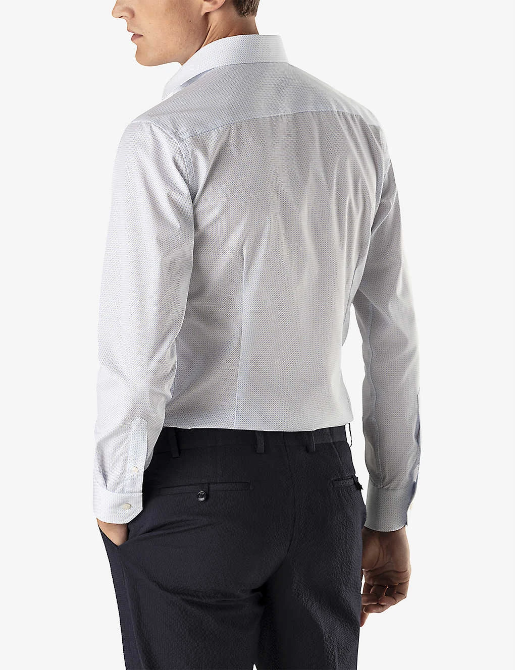 ETON Business Point-collar Contemporary-fit Cotton-poplin Shirt 6 ETON Business Point-collar Contemporary-fit Cotton-poplin Shirt - Image 4