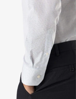 ETON Business Point-collar Contemporary-fit Cotton-poplin Shirt 12 ETON Business Point-collar Contemporary-fit Cotton-poplin Shirt -Gentlemen Style Shop R03675398 LIGHTBLUE ALT04