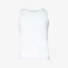 Spanx Sculpt Regular-fit Stretch-cotton Tank Top -Gentlemen Style Shop R03699073 WHITE M