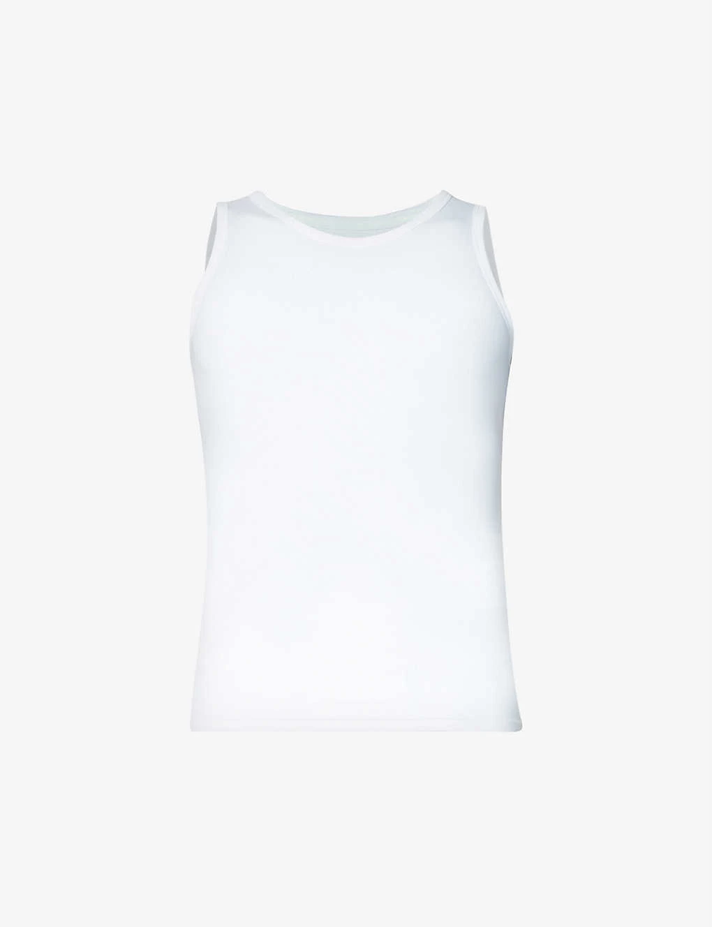 Spanx Sculpt Regular-fit Stretch-cotton Tank Top 3 Spanx Sculpt Regular-fit Stretch-cotton Tank Top