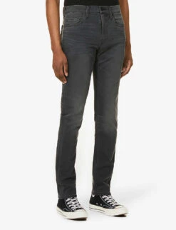 Paige Lennox Slim-fit Mid-rise Stretch-denim Jeans -Gentlemen Style Shop R03716385 SHELDON ALT02