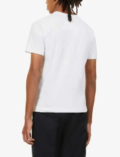 Comme Des Garçons Play Hearts & Play Logo-print Cotton-jersey T-shirt 10 Comme Des Garçons Play Hearts & Play Logo-print Cotton-jersey T-shirt -Gentlemen Style Shop R03717048 WHITE ALT03