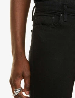 True Religion Tony Skinny-leg Mid-rise Stretch-denim Jeans -Gentlemen Style Shop R03719657 BODYRINSEBLACK ALT04