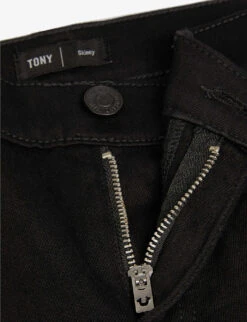 True Religion Tony Skinny-leg Mid-rise Stretch-denim Jeans -Gentlemen Style Shop R03719657 BODYRINSEBLACK ALT06