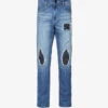 Busted Biker Ripped Slim-fit Jeans -Gentlemen Style Shop R03720194 INDIGOSPRAY ALT10