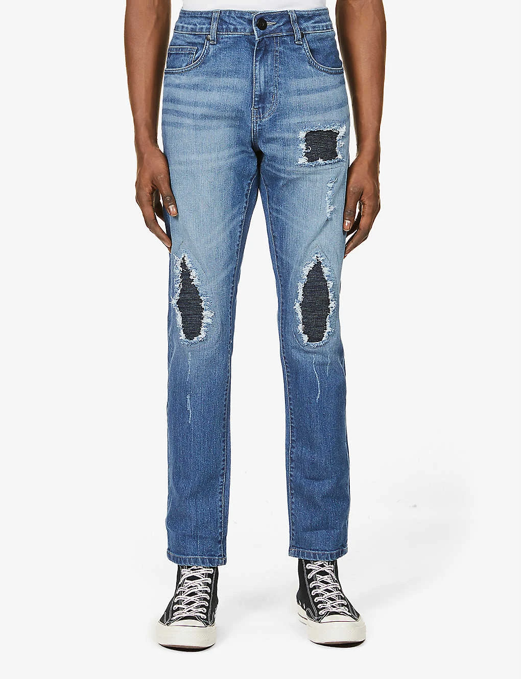 Busted Biker Ripped Slim-fit Jeans 4 Busted Biker Ripped Slim-fit Jeans - Image 2