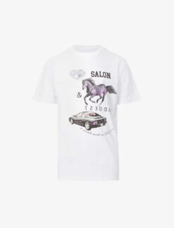 Y2K Graphic-print Cotton-jersey T-shirt