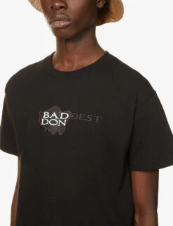 London Map Graphic-print Cotton-jersey T-shirt -Gentlemen Style Shop R03752931 BLACK ALT04