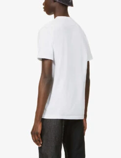 Ammonite Graphic-print Cotton-jersey T-shirt -Gentlemen Style Shop R03752938 WHITE ALT03