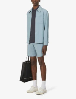 Sunspel Riviera Cotton-piqué Polo Shirt -Gentlemen Style Shop R03756503 NAVY ALT01