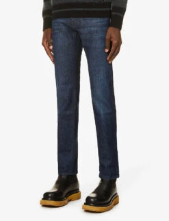 Boss Mid-rise Tapered Stretch-denim Jeans 11 Boss Mid-rise Tapered Stretch-denim Jeans -Gentlemen Style Shop R03786133 NAVY ALT02