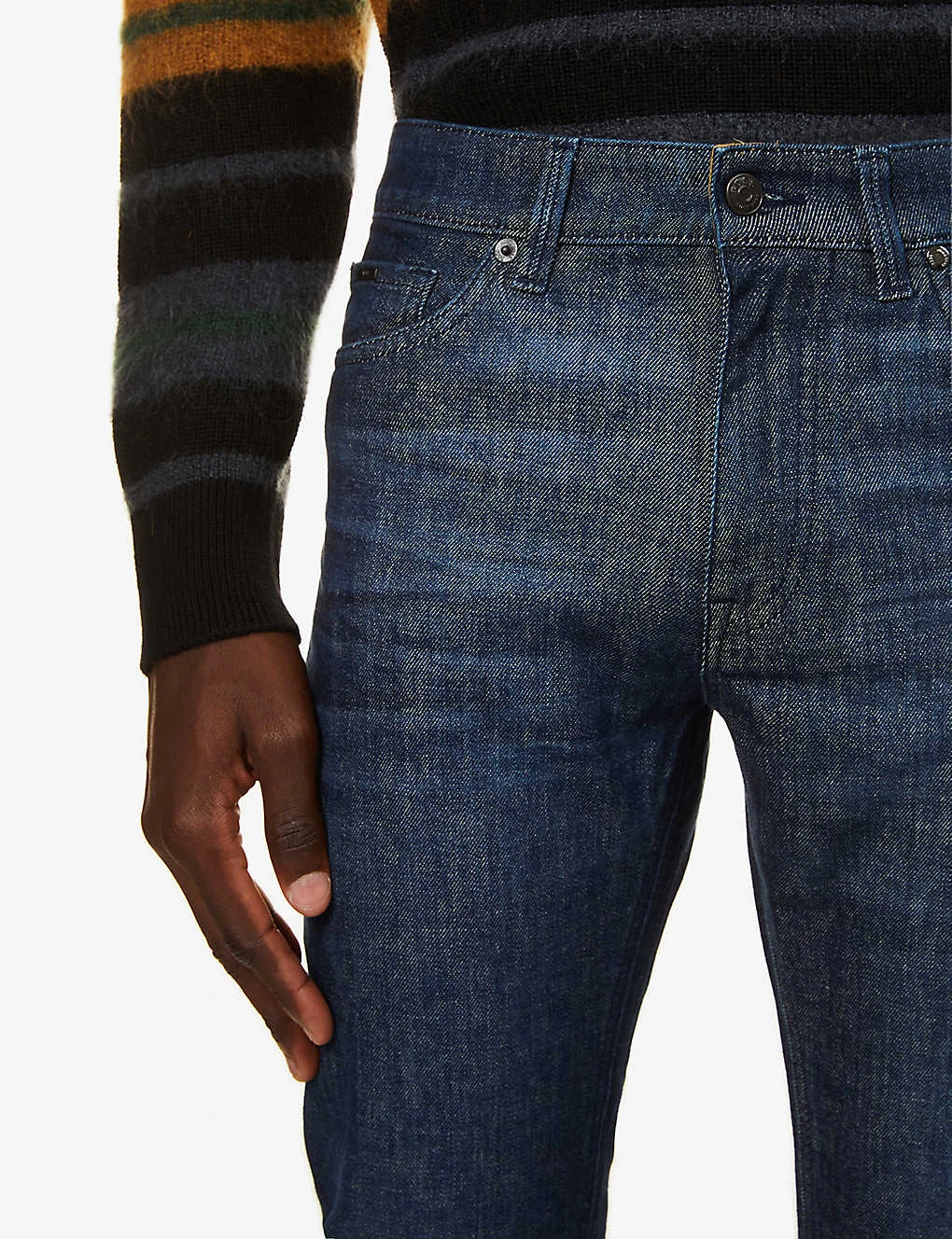 Boss Mid-rise Tapered Stretch-denim Jeans 7 Boss Mid-rise Tapered Stretch-denim Jeans - Image 5