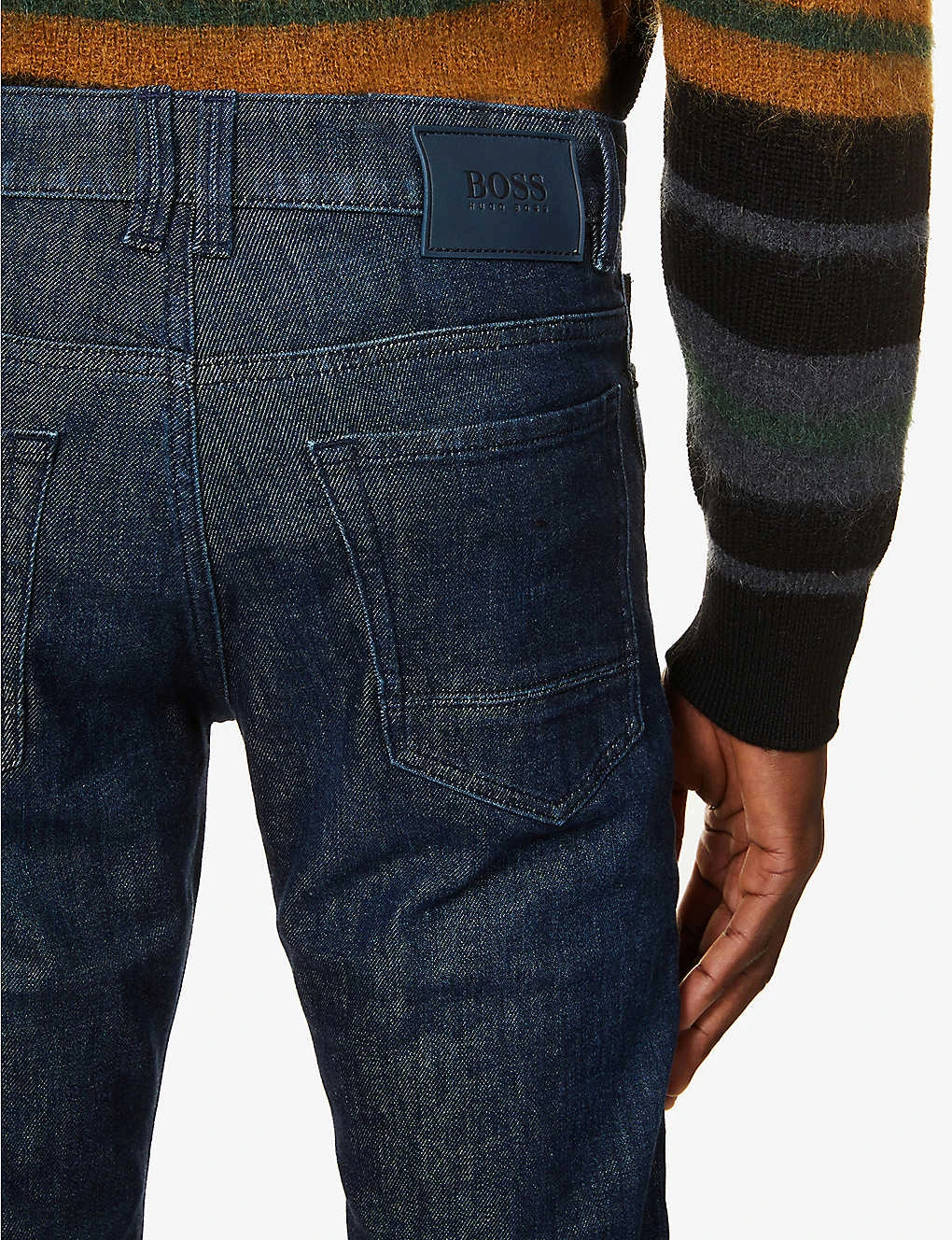 Boss Mid-rise Tapered Stretch-denim Jeans 8 Boss Mid-rise Tapered Stretch-denim Jeans - Image 6