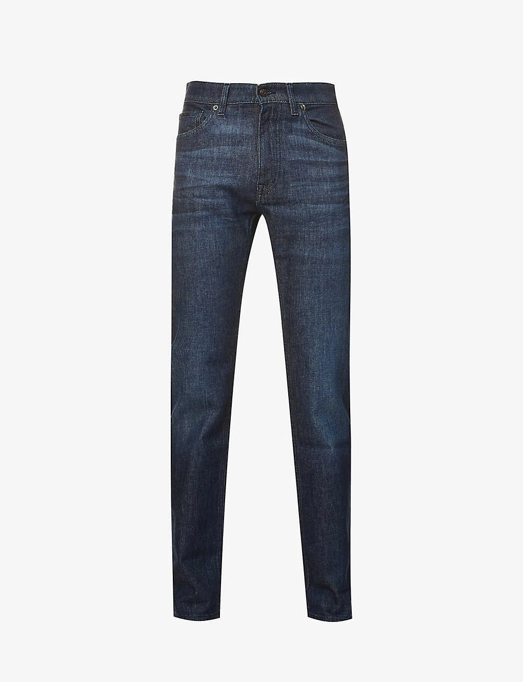 Boss Mid-rise Tapered Stretch-denim Jeans 3 Boss Mid-rise Tapered Stretch-denim Jeans