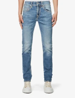 True Religion Rocco Slim-fit Skinny-leg Stretch-denim Jeans -Gentlemen Style Shop R03791056 STARGAZING ALT02